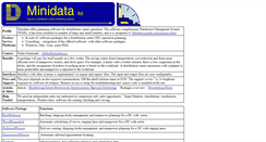 Desktop Screenshot of minidata.ca
